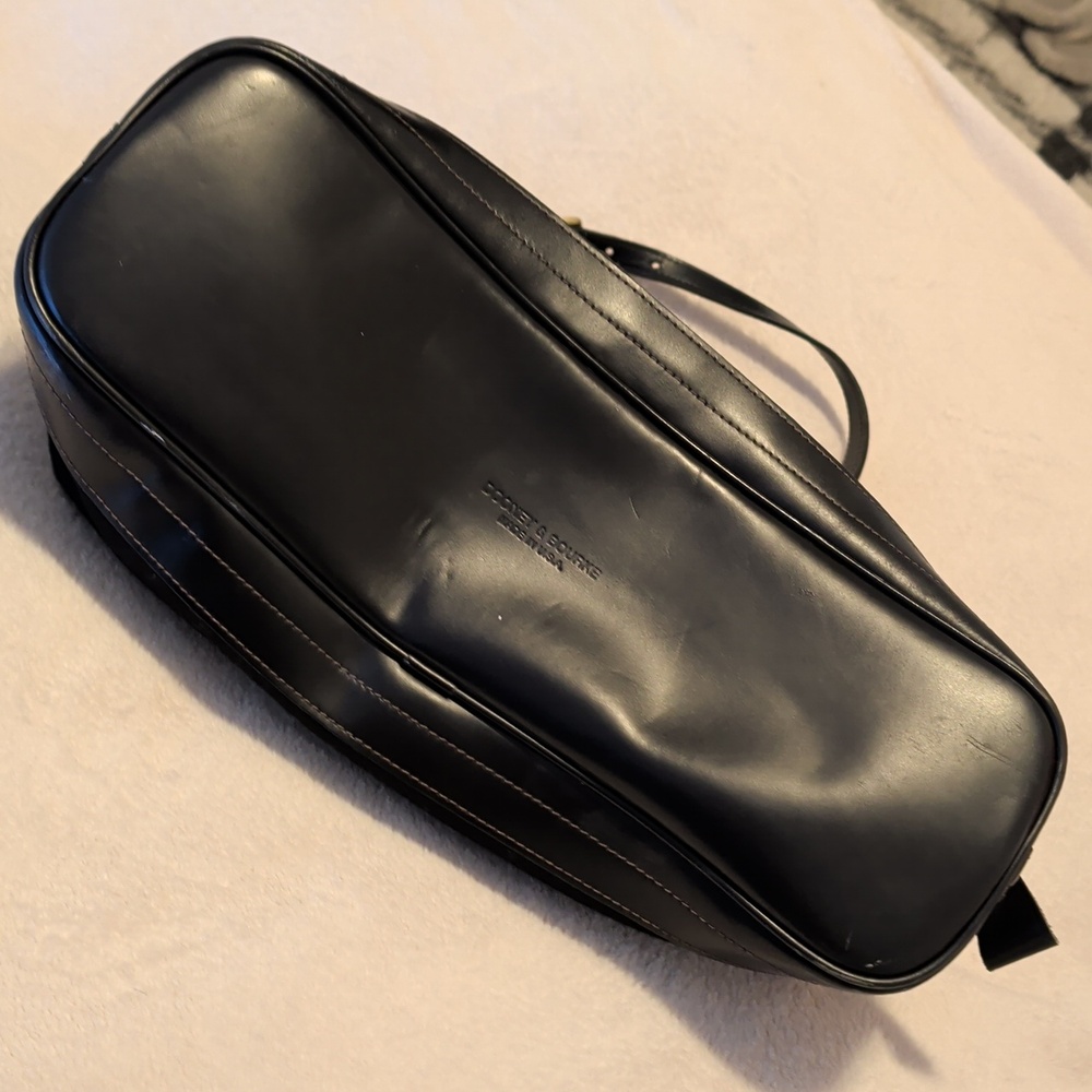 Dooney & Bourke Black Satchel with Gold Hardware - Picture 5 of 7